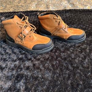 Polo by Ralph Lauren Tan and Black Kids Boots